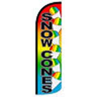 Sno Cone Swooper Flag Multi Color